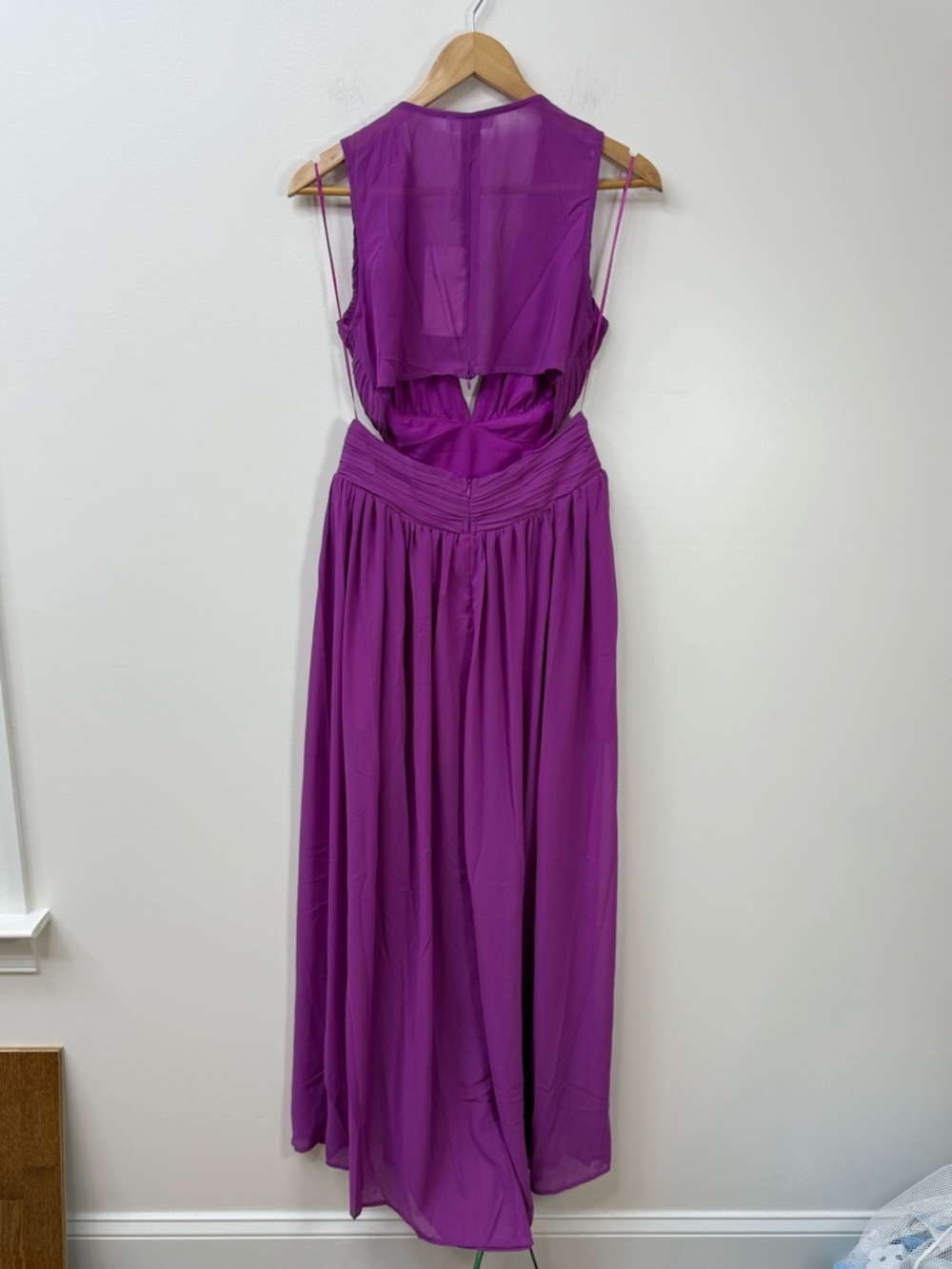 Sleeveless Juniors Prom Dresses Long Ruched Chiffon formal size M - Picture 4 of 12